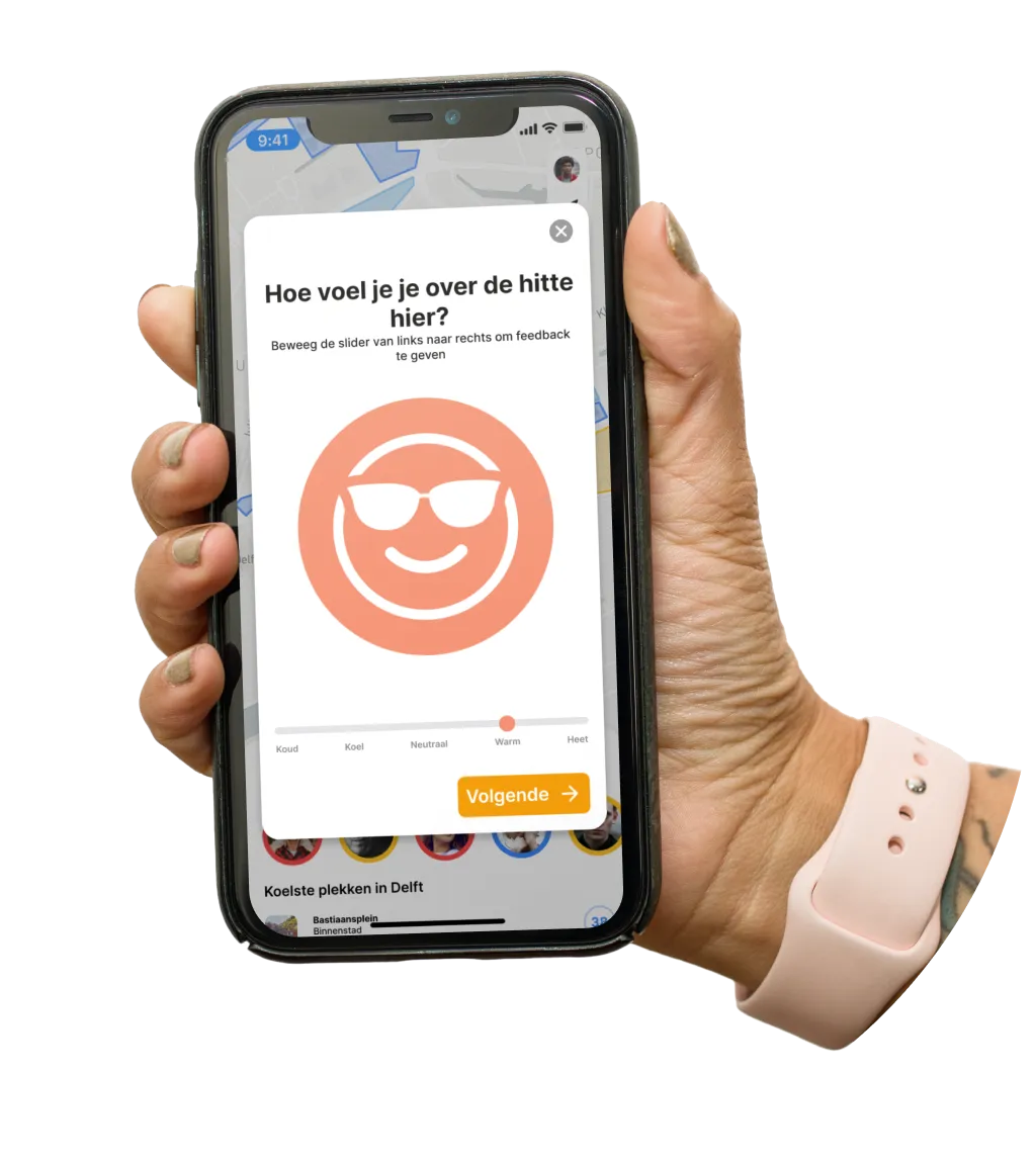 Header image of the Heat City Map project